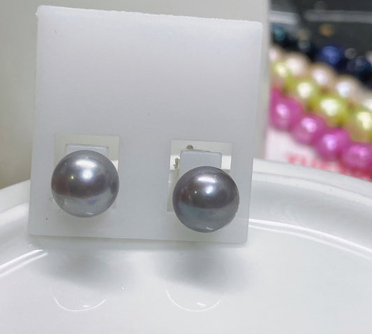 AAA 7-7.5mm 925 Sterling Silver Freshwater Pearl Studs