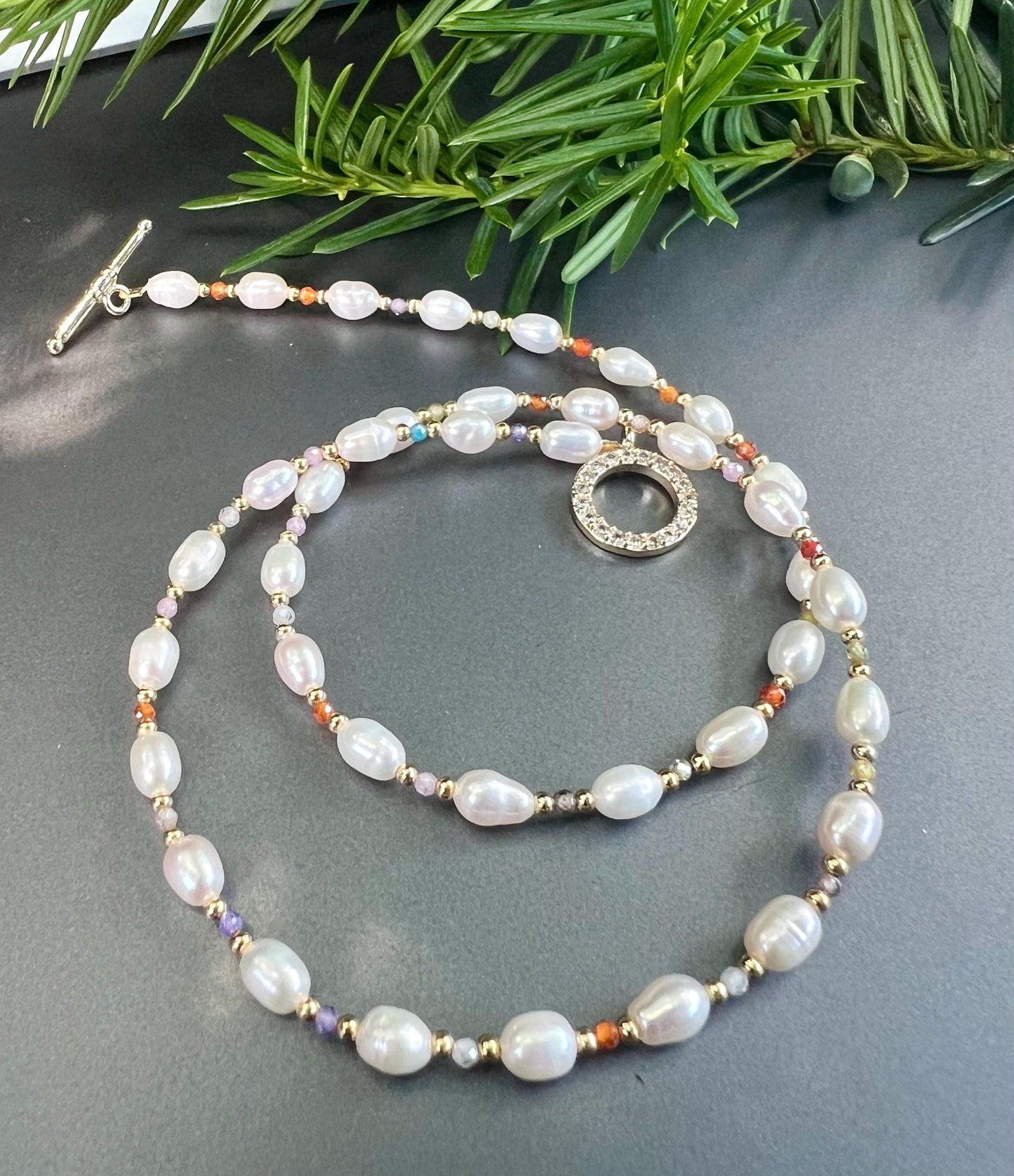 16-20" Honora Style Rice Seed Freshwater Pearl Necklace design