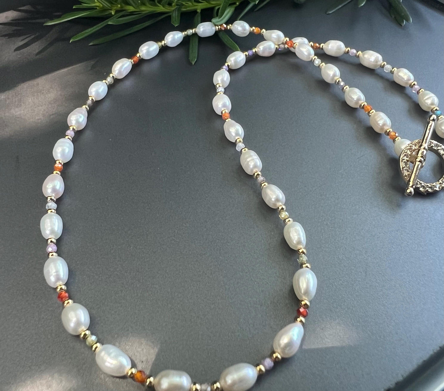 16-20" Honora Style Rice Seed Freshwater Pearl Necklace design