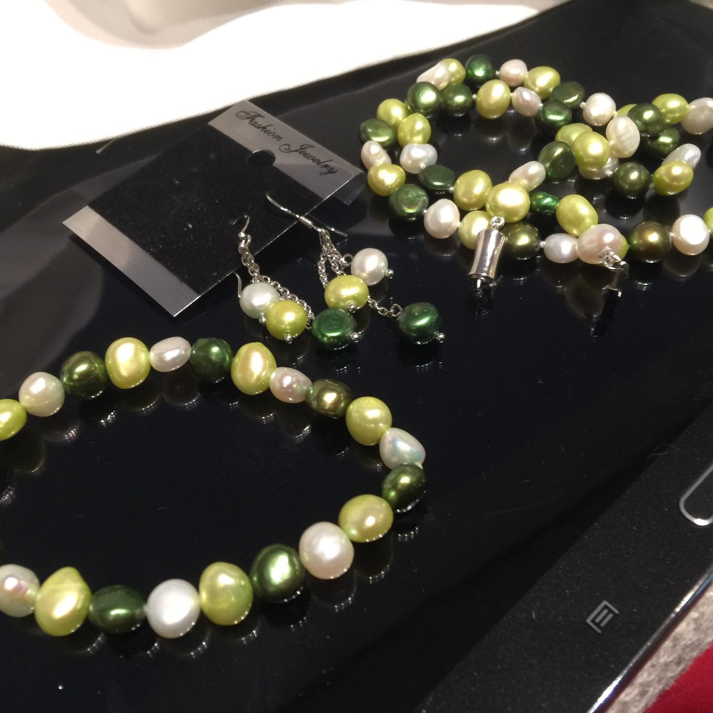 7-8-9mm Round Mixed Color Freshwater Bracelet